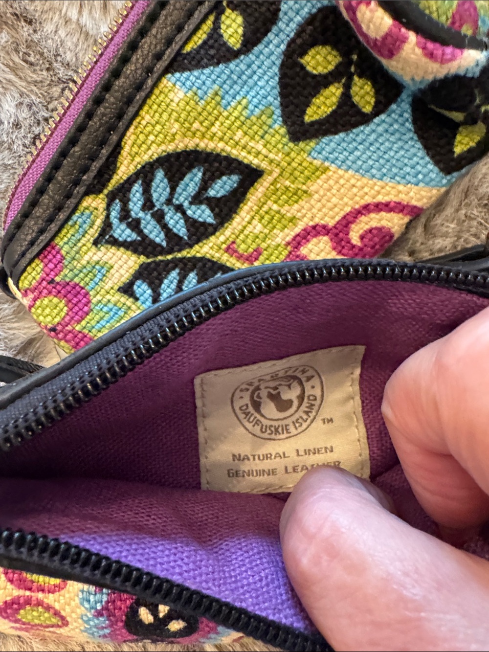 Spartina 449 Multicolor Floral Tapestry Wristlet Set - Picture 5 of 9
